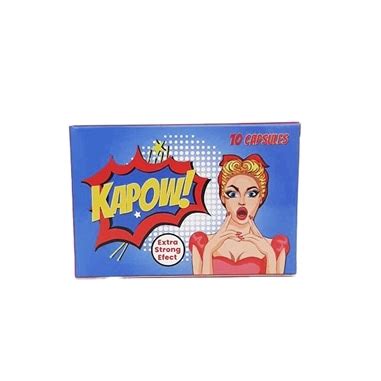 Compre C Psulas Estimulantes Kapow Para Homem C Psulas