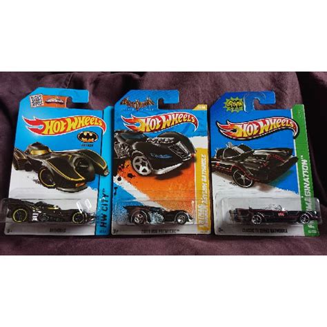Hot Wheels Batman Batmobile Classic TV Series Arkham Asylum Bat Mobile Not Tomica Kyosho Tarmac