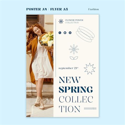 Free Psd Fashion Collection Poster Template