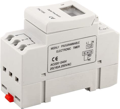 Zeitschaltuhr THC15A 220 240VAC THC15A 220240VAC 20A DIN Rail Digital