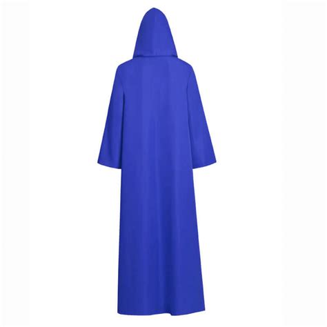 Blue Wizard Cloak Shadow Wizard Money Gang Blue Robe Halloween Costume