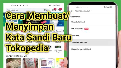 Cara Membuat Menyimpan Kata Sandi Baru Di Tokopedia YouTube