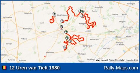 Maps Uren Van Tielt Brc Rally Maps