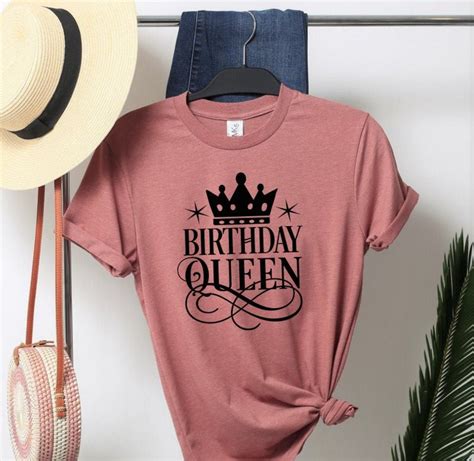 Birthday Queen T Shirt Birthday Party Tee Etsy