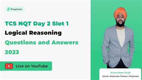 TCS NQT Day 2 Slot 1 Logical Reasoning Questions And Answers 2023