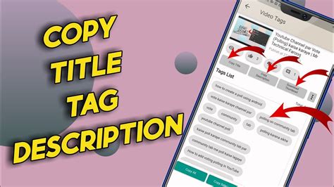 How To Copy Title Tag And Description On Youtube Title Tag Aur