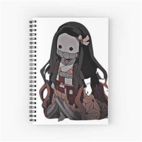 Demon Slayer Nezuko Cute Spiral Notebook Anime Stationery