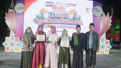 Lomba Rebana Klasik Ramaikan Festival Ramadhan Genzi Di Masjid Al Akbar