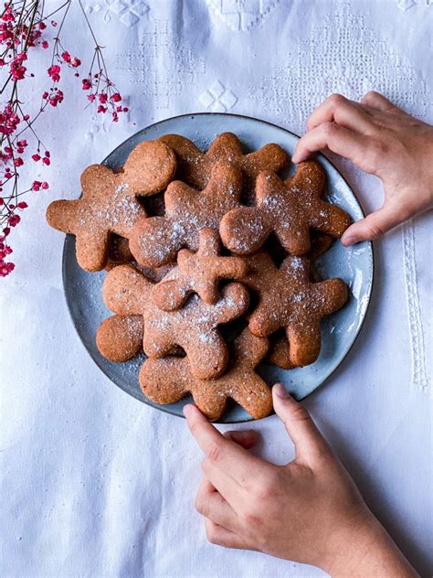 Galletas De Jengibre Veganas Sin Huevo Ni Leche