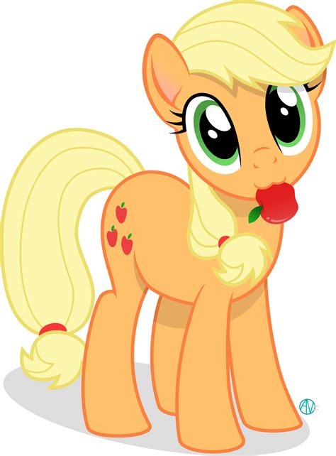 1339393 Safe Artistarifproject Applejack Pony Apple Cute