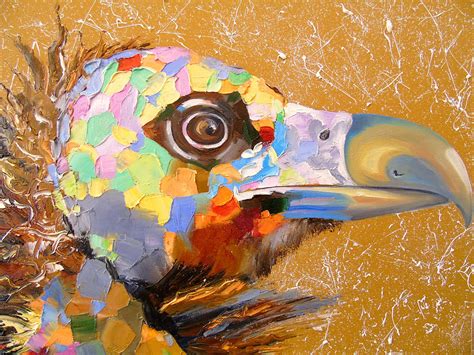 Vulture Painting By Olha Darchuk Jose Art Gallery