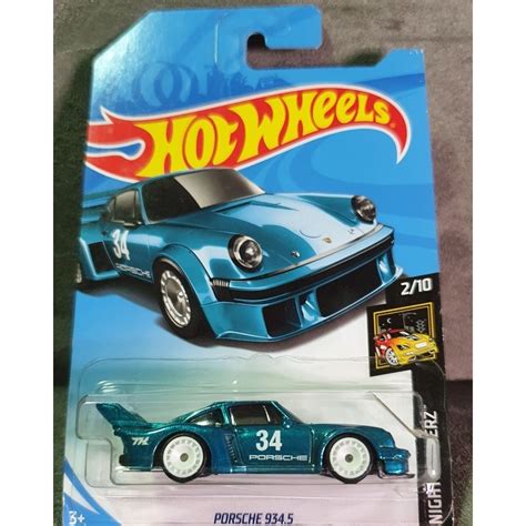 Miniatura Carrinho Hot Wheels Porsche 9345 Super Treasure Hunt