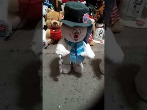 Gemmy 2020 Snowflake Spinning Frosty The Snowman Canadian Exclusive