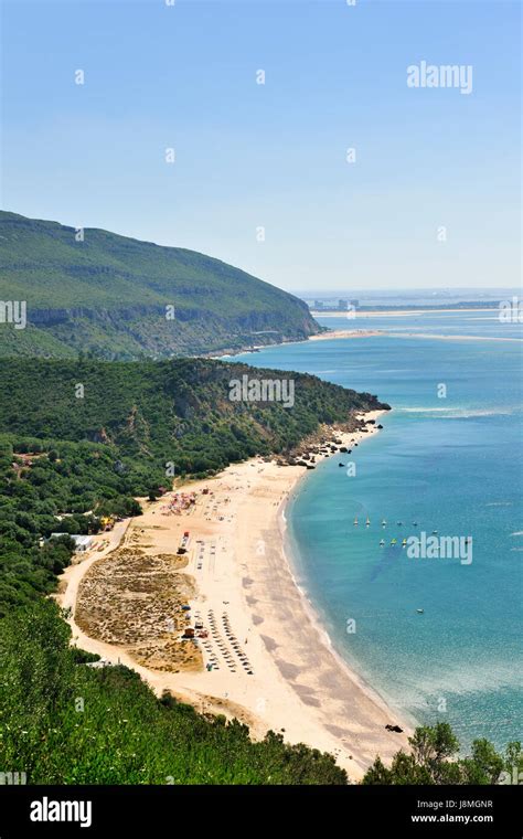 Plage de Portinho da Arrábida Setubal Portugal Photo Stock Alamy