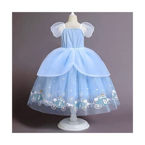 Obeeii D Guisement Cendrillon Enfant Fille Robe De Princesse Cinder