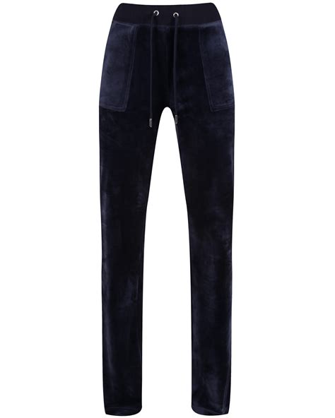 Juicy Couture Classic Velour Del Ray Pant Night Sky Follestad