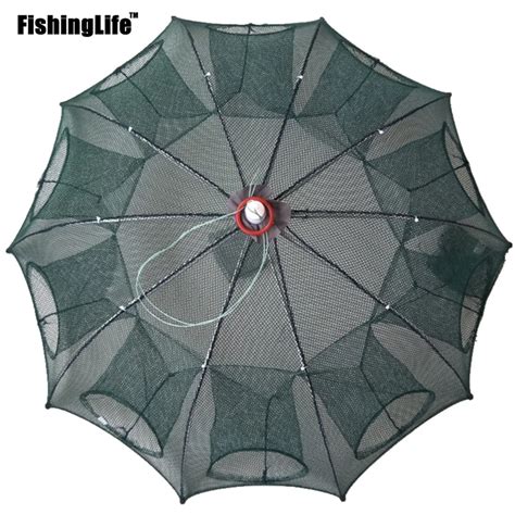 FishingLife Automatic folding umbrella type multilateral fishing net ...