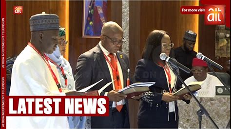 President Tinubu Swears In Eight New Federal Permanent Secretaries