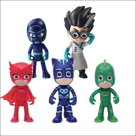 Pj Masks Kit Bonecos Menino Gato Corujita Lagartixo Romeo