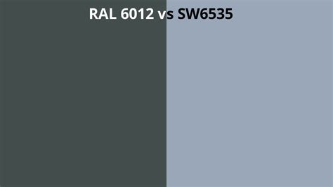 Ral 6012 Vs Sw6535 Ral Colour Chart Uk