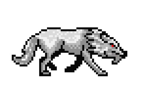 Pixel Art Wolf Animation S Behance