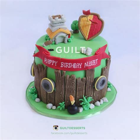 Clash Of Clan Decorated Cake By Guilt Desserts Cakesdecor