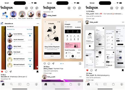 A New Flutter Project For Instagram UI Clone