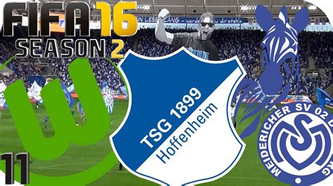 Fifa 16 Karriere MSV DUISBURG VFL WOLFSBURG TSG HOFFENHEIM S2E11