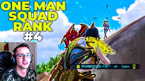 Puan Oldum One Man Squad Rank B L M Pubg Mobile Youtube