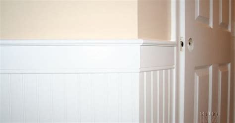 Beadboard Chair Rail / Just add chair rail or beadboard? : Create a panel effect with this ...