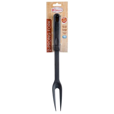 Winco Nc Pf2 2 Prong Nylon Cooks Fork Black