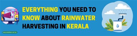 Rainwater Harvesting In Kerala Rainy Filters