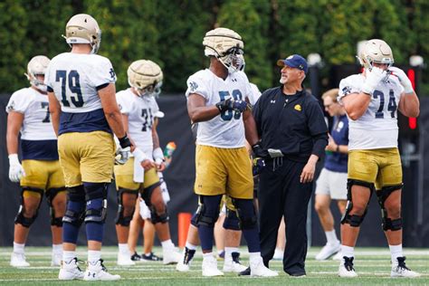 Offensive Line Named Biggest Liability For Notre Dame In 2024 Yahoo