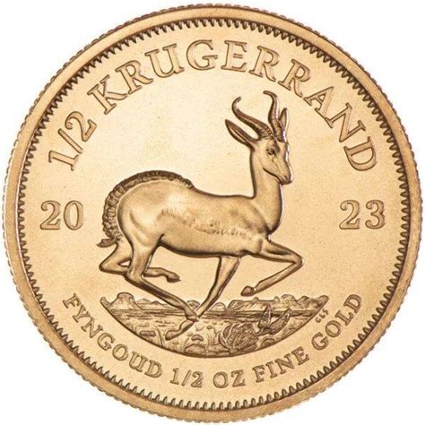 1/2 OZ Gold Krugerrand Coin 2023