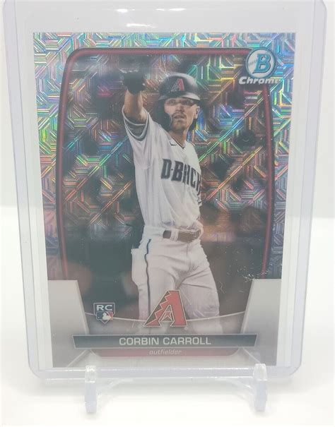 Corbin Carroll Bowman Chrome Rc Rookie Mega Box Mojo Refractor