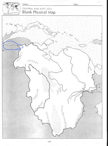 Central And East Asia Physical Map Flashcards Quizlet