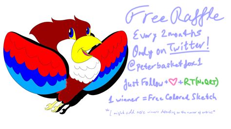 Twitter Raffle Until 61 By Peterbasketfox On Deviantart