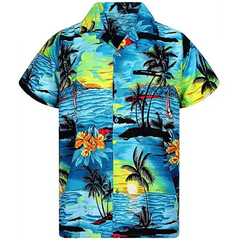 6XL XS Funky Chemise Hawaïenne King Kameha Grande Fleur Dames Hawaii