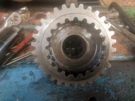 Gear From Lower Shaft Removed Fordson Major Live Drive Gearbox Ebay