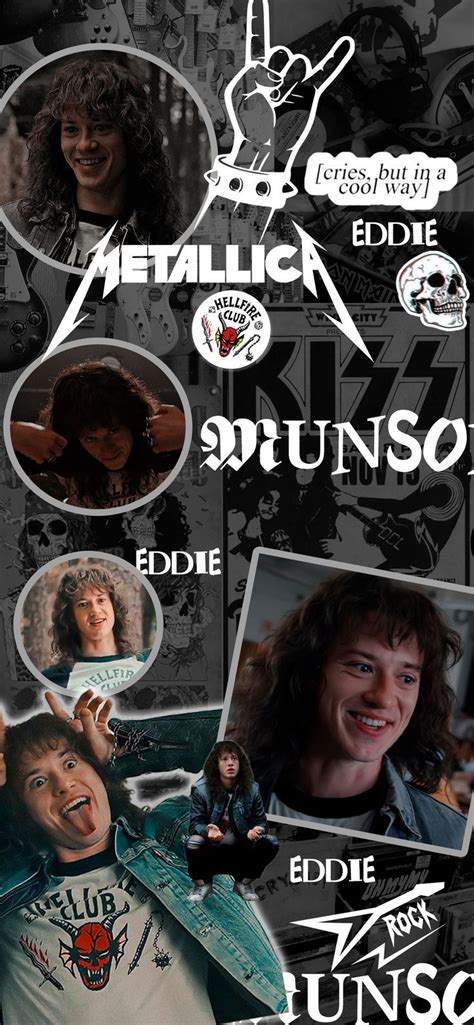 Made this Eddie Munson wallpaper with Photoshop. Hope you guys enjoy ...