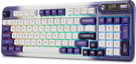 Kzzi Z Mechanical Keyboard Hot Swap Gasket Wireless Gaming Keyboard With Knob Oled Smart