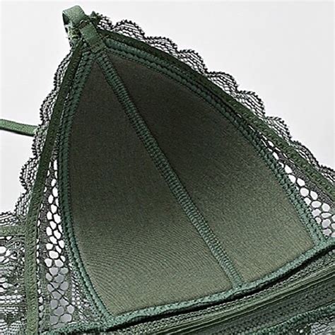 LYCAQL Lingerie For Women Women Thin Cup Lace Colorblock Bra Set Shaped Push Women