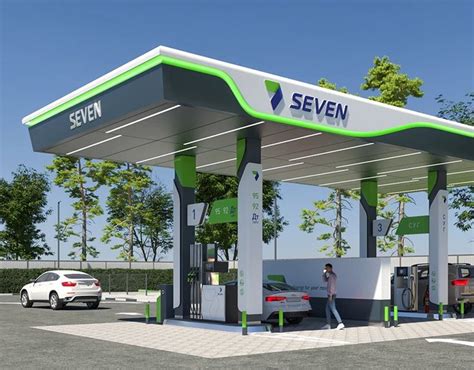 Creation Of Petrol Station Visual Design On Behance Petrol Station