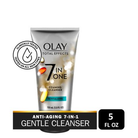 Olay Total Effects Foaming Face Wash Revitalizing 7-in-1 Cleanser, 5.0 ...