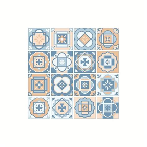 Decorative Lattice Mosaic Style Tile Sticker Geometric Temu Philippines