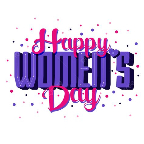 Festival Font Png Image Simple Womens Day Festival Font Women S Day