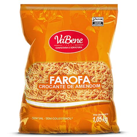 FAROFA CROCANTE DE AMENDOIM 1 05KG VABENE