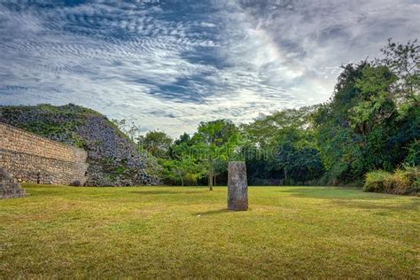 Kabah Maya Archaeological Site Puuc Region Merida Yucatan Mexico