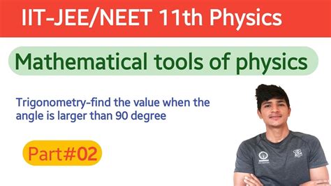 Mathematical Tools Of Physics For Iit Jee Neet Class Th Physics