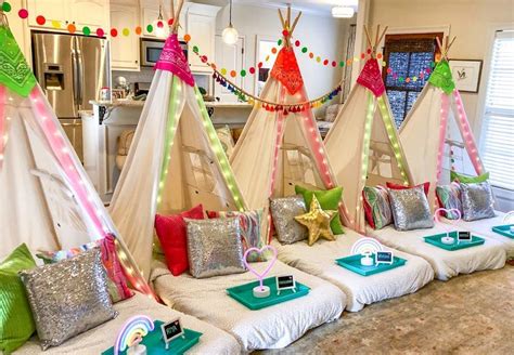 Teepee Sleepover Upcountry Camp Teepee Party Teepee Camping Bed Tent